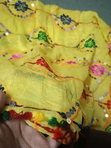 Multicolour Sequin Work Ethnic Dupatta