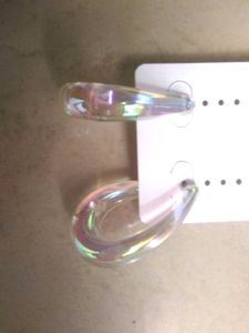 Iridescent Hoop Earrings....