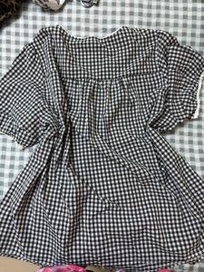 Chic Black &amp; White Gingham Kurta
