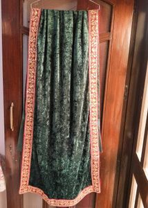 Embroidered Sequinned Lace Velvet Dushala Shawl
