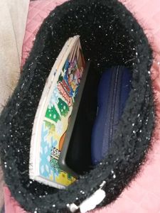 Sparkly Black Clutch Bag