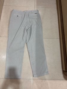 Men's beige Pleated Trousers