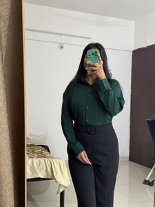 Green Formal Shirt