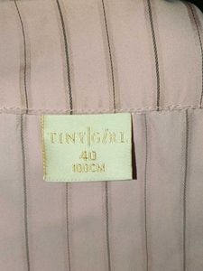 Chic Pink Striped Button-Up Shirt