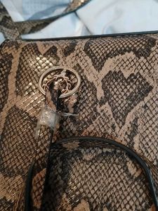 Allen Solly Chic Snakeskin Print Handbag