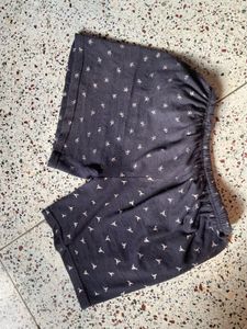 Cute Bird Print Shorts