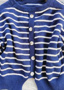 Striped Knit Cardigan
