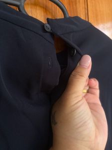 Uniqlo boxy high neck top