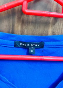 Blue Long Sleeve Top