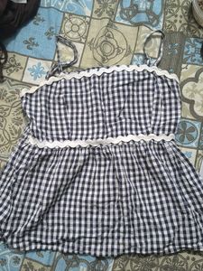 Checkered Cami Top