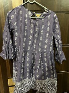 Stylish Purple Kurta with White Dhoti Pants