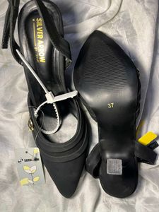 Elegant Black Slingback Heels