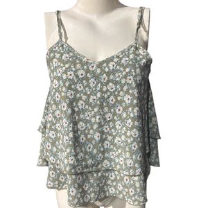 Floral Tiered Camisole Top
