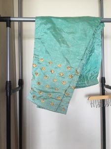 Embroidered silk  kurti set size L
