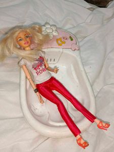 Doll with Red Pants and Heels