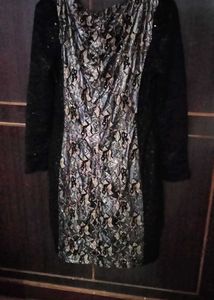 Elegant Black Lace Dress