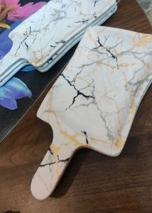 Marble Design Serving melamine tray