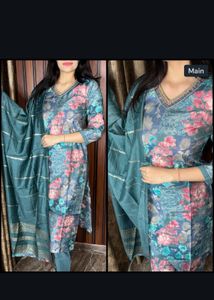 Muslin Silk Suit Set