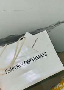limited pearl edition paper bag of armani