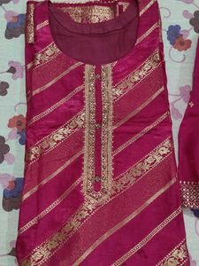 Elegant Pink Kurta Set with dupatta