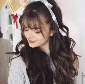 Black Hair Bangs Women's ❇️🍥✨