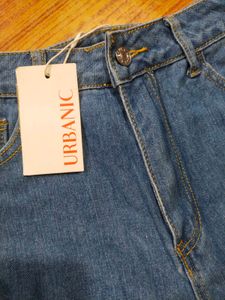 Urbanic Distressed Ombre Wide Leg Jeans