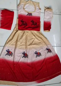 Ethnic Elephant Print rajputi suit