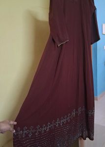 Elegant Embellished Abaya Gown