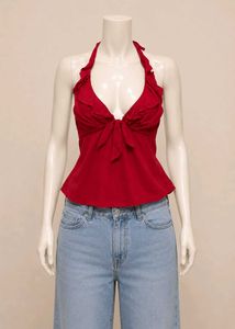 Red Halter Neck