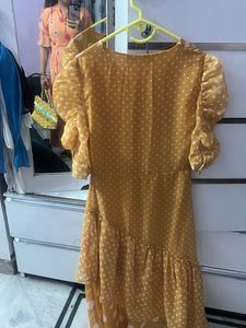 Chic Polka Dot Wrap Dress
