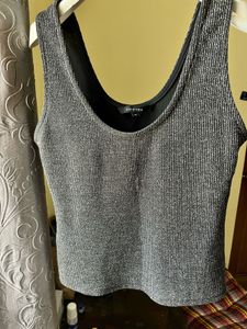 Sparkly Ribbed Tank Top