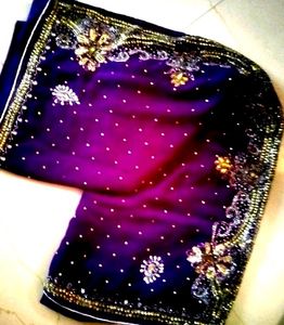 💃Bridal Hevy Stone Work Saree💃