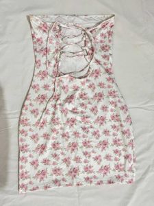 Floral Print Mini Dress
