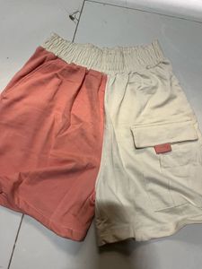 Colorblock Cargo Shorts