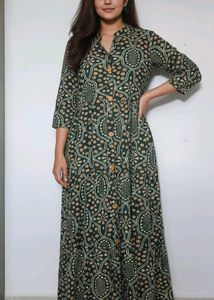 Patterned Maxi Dress