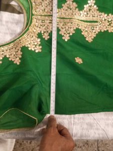 Green Embroidered Kurta Set with dupatta