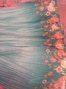 Elegant Floral Print Gown