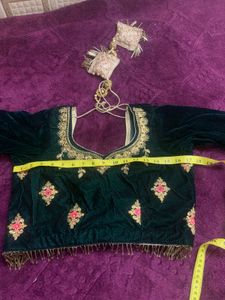 Elegant Velvet Lehenga Set