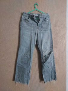 Ripped Knee Denim Jeans