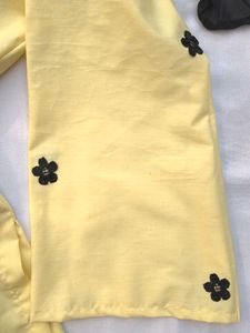 Floral Corset Kurti With Scarf 💛