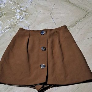 Zara Brown Skort