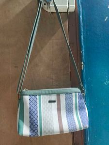 Stylish Striped Crossbody Bag