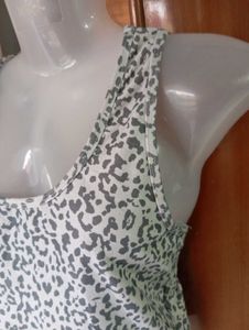 Leopard Print Racerback Tank Top