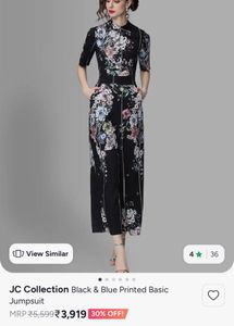 Floral Print Jumpsuit