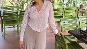 Striped Button-Down Shirt