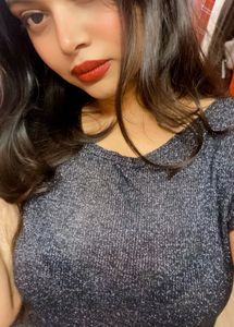 Black &amp; Silver Party Wear Backless Top( New)