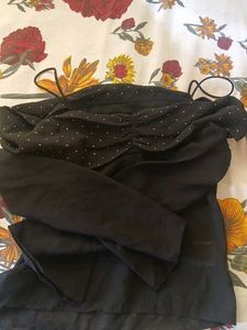 Chic Black Polka Dot Dress