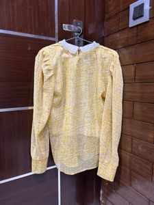 Yellow Floral Top