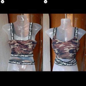 Chic Bikini Top with Embellishments