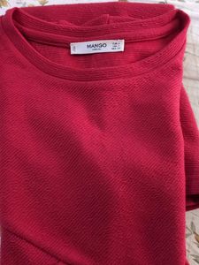Chic Pink Textured Dress